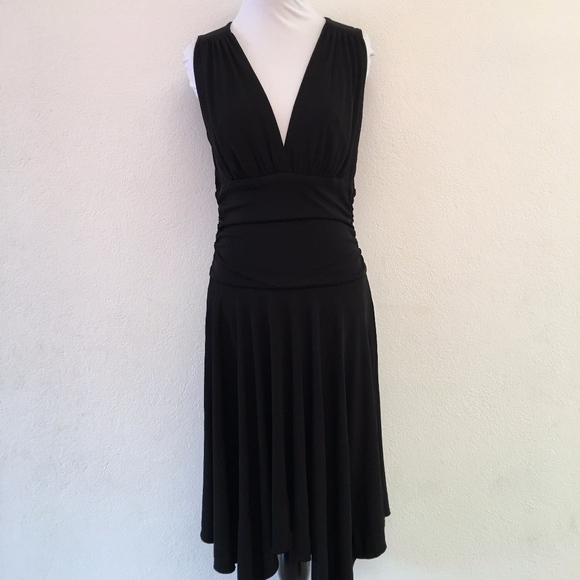 Cynthia Steffe V Neck Jersey Dress Size Large - Picture 1 of 8
